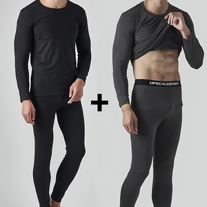 U803 남성용 기모내복 겨울내의 2세트