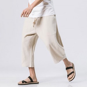 벨베스 린넨 벌룬 와이드 7부 바지 [1290]