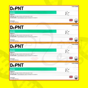 닥터피엔티 메가그린산 비타민 C 3000mg 분말스틱, 270g, 4개
