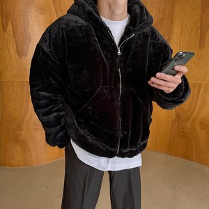 맨즈셀렉터 겨울 후리스 후드 집업