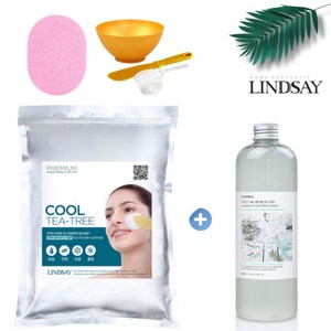 린제이 대용량 모델링팩 세트(1Kg 쿨 티트리)+(AC컨트롤 앰플)+(팩도구세트)해면, 1개, 1개