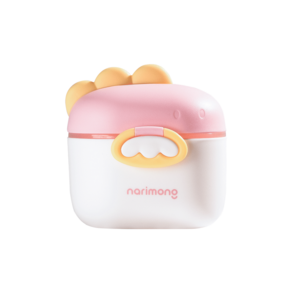 나리몽 휴대용 분유케이스 분유통, 핑크 S 사이즈, 1개