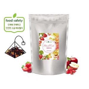 [티스페이스] 과일믹스차 50티백 업소용 카페용 음식점용, 50개, 1g, 1개