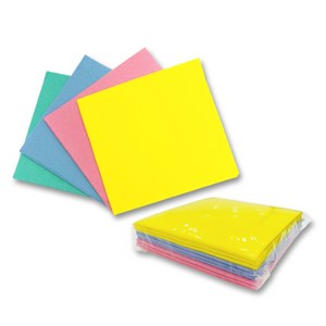 해피키친 주방 행주 3가지 색상 국산 컬러 부직포 행주 40P (10p 포장 x 4개), 1세트