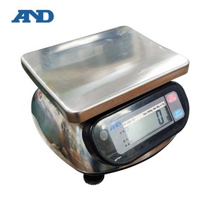 AND 방수 전자저울 WP-30k (최대30kg 20g단위) 국산