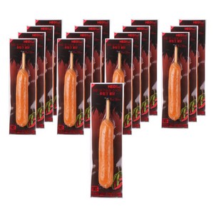 허닭 닭가슴살 소시지 후랑크 불닭 70g, 16개