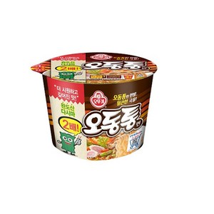 (무)오뚜기 오동통면 얼큰한맛(용기)100gX12개, 12개