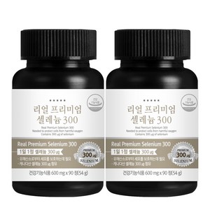 온푸드 리얼 프리미엄 셀레늄 300 54g, 90정, 2개