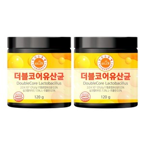 맛있는동행 더블코어 유산균, 120g, 2개