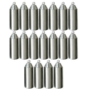 디엠피싱 대용량 친환경 회전고리 강철봉돌 추, 1세트, 18개입