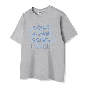 [당일출고] 플로라인 반팔티 반팔 여름 티셔츠 빅사이즈 남여공용 남자여성 ZJED_0103