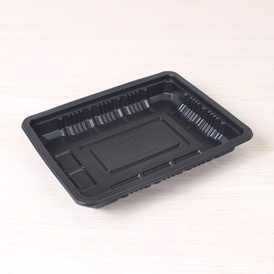 PP 실링용기 JH 23183 (69호) 블랙 300개 일회용 배달 포장 용기, 단품