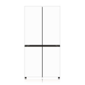 [색상선택형] LG전자 디오스 오브제컬렉션 4도어냉장고 M874AAA031 글라스 방문설치, M874GWW031S
