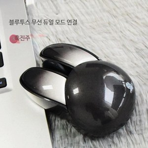 무선마우스 블루투스 귀여운마우스, 단일사이즈, 블랙 펄 2.4G 무선 마우스