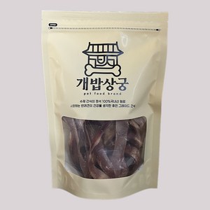 개밥상궁 프리미엄 강아지 애견수제 간식 돼지귀슬라이스 대용량 150g x 2개, 2팩