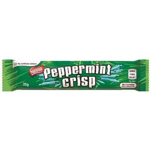 네슬레 페퍼민트 크리싶 밀크 초코바 35g Nestle Peppermint Crisp, 1개