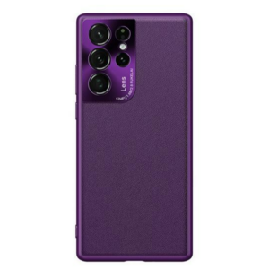 라별 팍스 메탈카메라렌즈가드가죽 레더 휴대폰 케이스