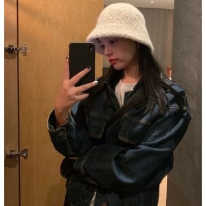 담앤드솜 양털버킷햇 윈터 버킷햇 벙거지 양털 패션 모자 겨울