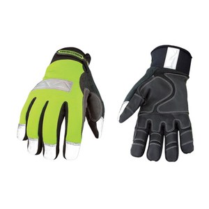 높은 가시성 100% 방수 및 방풍 보온 내구성 안전 장갑 (녹색 xx 대형)|safety gloves|gloves safetygloves 100