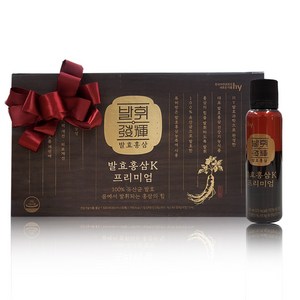 올따옴) HY 발효홍삼K 프리미엄 발휘 50ml 30병+리본포장 선물세트, 1.5L, 1개