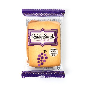 단독 파격 할인!) [일본 여행 시 필수 구매 샌드] 레이즌샌드 32G [1케이스] / 일본 레이즌 샌드 쿠키 건포도 럼주 사브레 디저트 프리미엄 고급, 12개