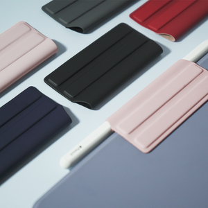 애플펜슬케이스 1세대 2세대 인라인 충전지원 마그네틱 홀더 (무료각인), 라벤더, 1개