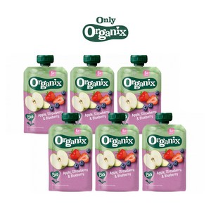 Organix food 퓨레 오가닉스 유기농 고영양 이유식, 6개, 100g