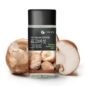 그대로말린 100%국산 천연조미료 표고버섯 22g 감칠맛을 더하는 만능조미료, 1개