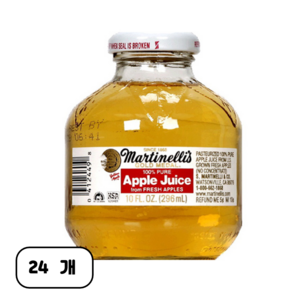 마르티넬리 골드메달 애플주스, 296ml, 24개