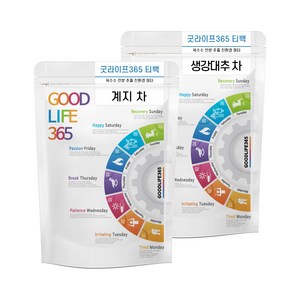 굿라이프365 계지차 생강대추 삼각티백 각 50개입 계지차 간편키트, 계지 50티백 + 생강대추 50티백, 1세트
