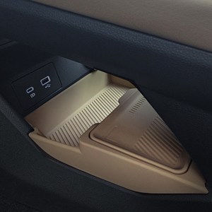 지파츠 르노 그랑 콜레오스 하단 콘솔트레이 2단 수납함 실리콘, 베이지(6.10입고예정), 1개