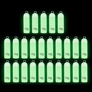 베이트샵 야광봉돌 회전고리 야광추, 25개