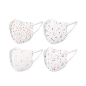 티나 국산 2D 새부리형 꽃무늬 패션 마스크 10매 30매