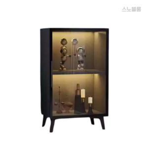 스노블룸 위스키 진열장 미니 장식장, 진그레이