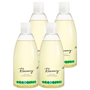 씽크네이처 에센셜 오일 샴푸 로즈마리, 4개, 500ml