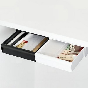 부착식서랍 붙이는서랍 책상밑 히든서랍, 화이트