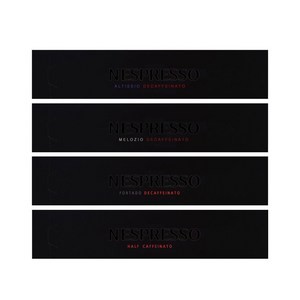 네스프레소 버츄오 디카페인 4종 세트 총40캡슐 (알티시오 디카페나토 포르타도 디카페나토 멜로지오 디카페나토 하프카페나토)