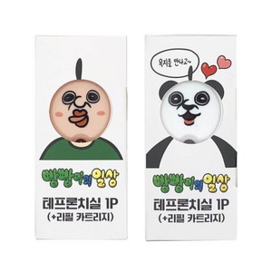 [한정판] 빵빵이 테프론 치실 2종 (+리필 카트리지 포함), 2개, 1개입, 27m