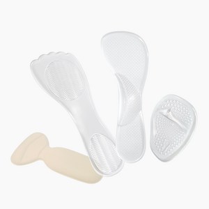 포풋 여자 구두 논슬립 발바닥 보호 우레탄실리콘 젤 패드 뒤꿈치 앞꿈치 뒷꿈치 쿠션 깔창 부착패드