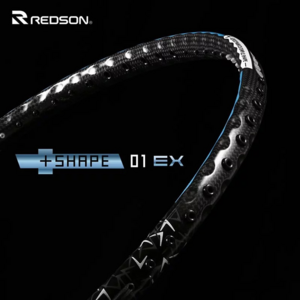 레드썬 쉐이프01 EX SHAPE 01 EX 블랙 4U 배드민턴라켓 무료스트링, 1개