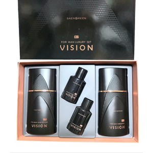 생그린 비전 포 맨 럭셔리 세트(스킨 리파이너/에멜젼), 1개