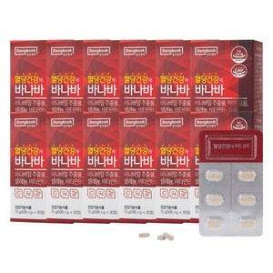 동국제약 혈당건강에 바나바 혈당케어 500mg, 30정, 15g, 12개