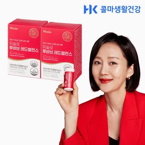 위슬로 루바브 레드밸런스 9g, 30정, 2개