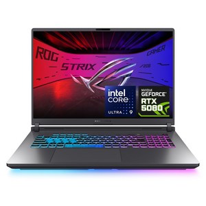 ASUS 에이수스 ROG Strix G18 RTX 5080 인텔 애로우레이크 275HX, G815LW, WIN11 Home, 64GB, 2TB, 이클립스 그레이