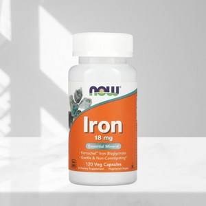 나우푸드 철분 18mg 120정