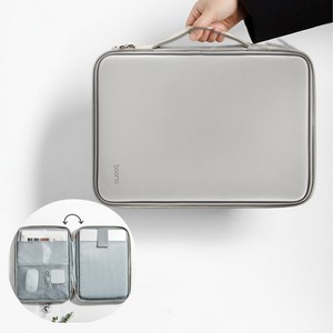 큐히트 노트북 파우치 13인치 14인치 15.6인치, 그레이