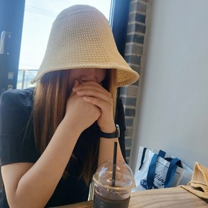 디디샵 여름 라탄모자 버킷햇 넓은챙 자외선차단 와이어 여성 썬캡 밀짚 모자
