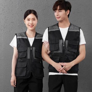 퀸텟 작업용 여름 망사조끼