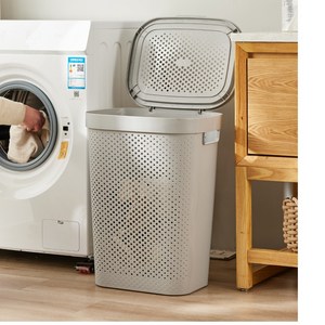 특대형 대용량 메쉬 빨래바구니 보관함 2size, 4.그레이-특대형44x33.5x57.5(cm)