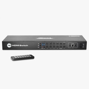 티이스마트 16:1 HDMI 선택기 16포트 셀렉터 스위치, 16:1 HDMI 선택기 4K@30Hz